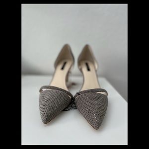 ZARA BASIC Collection Sparkly High Heel Shoes